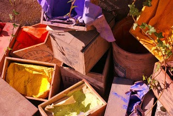 des couleurs en la matière